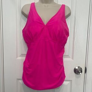 Women's Pink Sleeveless Top swim  tag removed size 20